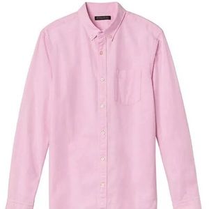 Banana Republic Cotton Stretch Oxford Camden Fit Button Up